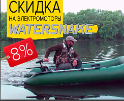 Скидка на электромоторы Watersnake